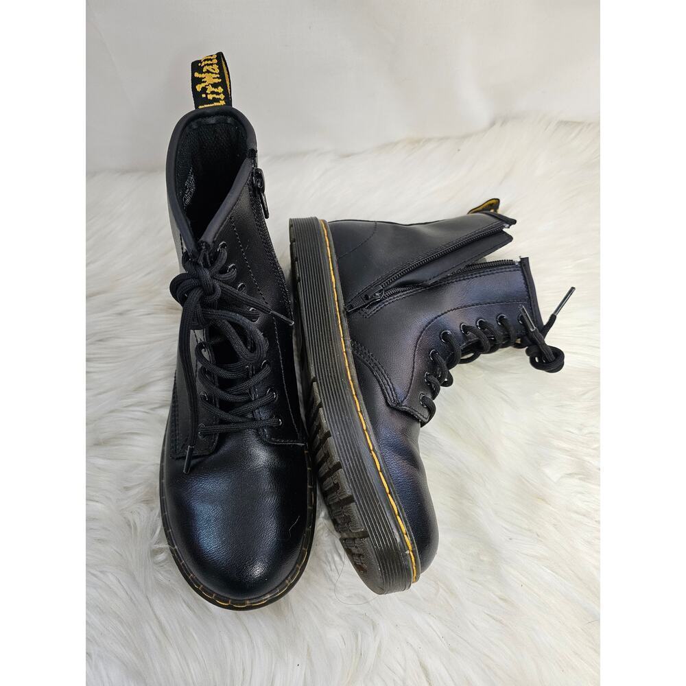 Dr. Martens Girls Zavala j Combat Shoes Boots, Ankle Black size 4